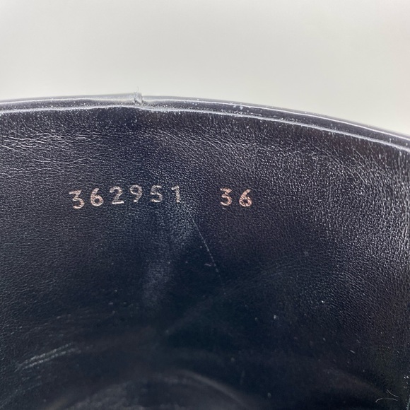 Gucci Patent Leather Horsebit Ankle Boots - Picture 6 of 8